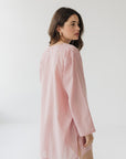 Casa Dress in Blush Swiss Dot