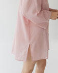 Casa Dress in Blush Swiss Dot